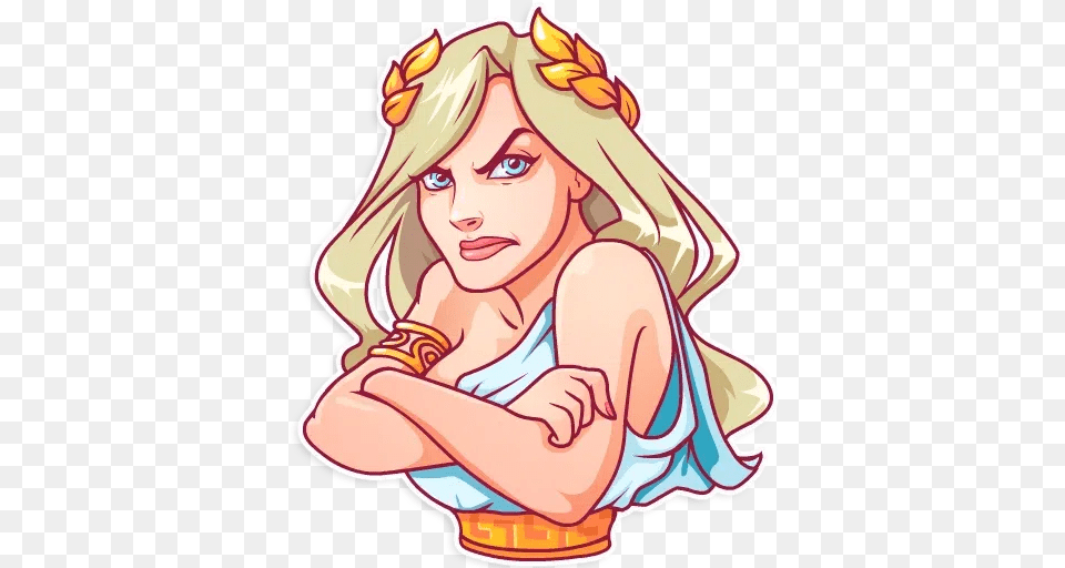 Aphrodite Whatsapp Stickers Stickers Cloud Aphrodite Telegram Sticker, Baby, Person, Art, Face Png