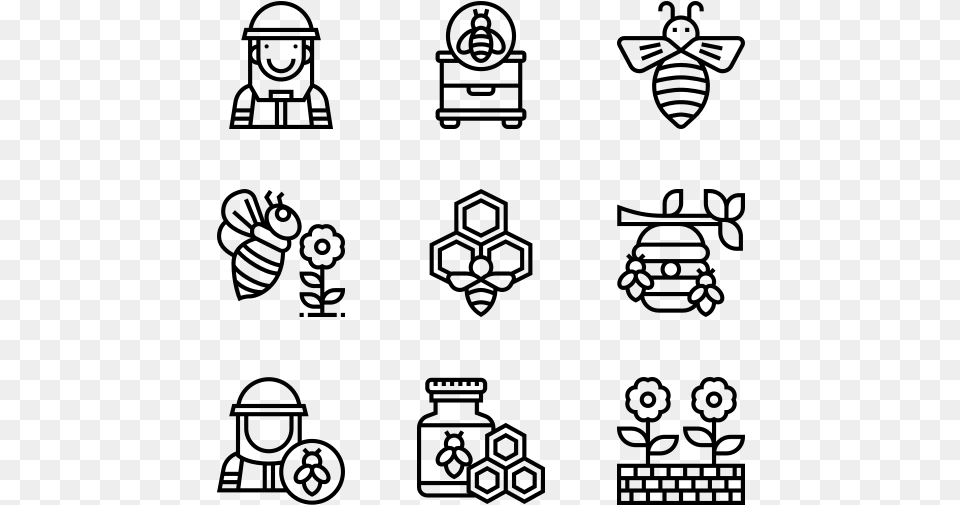 Apiary Design Vector Icon, Gray Png Image