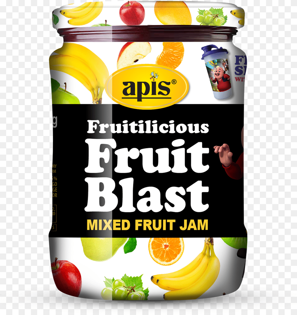 Apis Fruitilicious Jam 700g Apis Jam, Produce, Plant, Fruit, Food Png Image