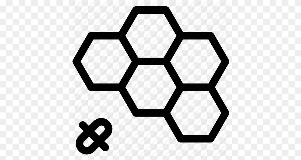 Apitherapy Bee Beehive Hexagon Honey Honeycomb Therapy Icon, Food Png Image
