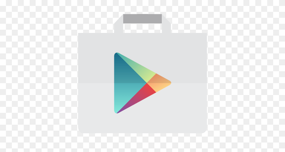Apk Download Google Play Store With New Search Bar, Triangle, Bag Png Image