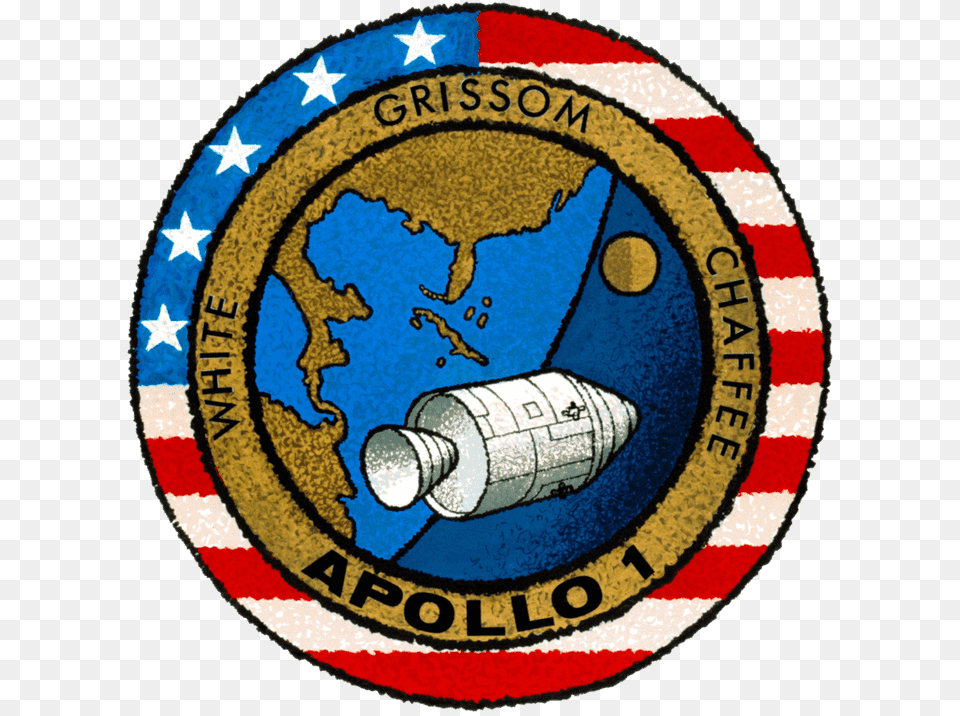 Apollo 1 Mission Patch, Badge, Logo, Symbol, Emblem Free Transparent Png