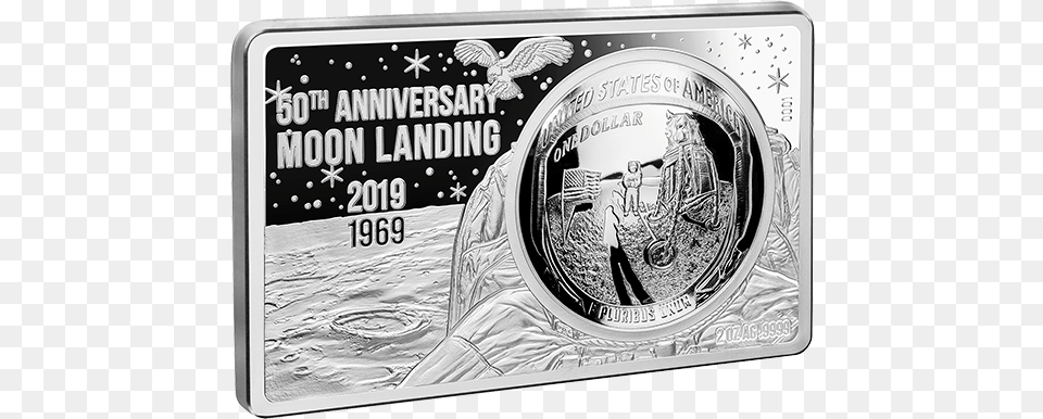 Apollo 11 Silver Coin And Bar Set, Adult, Bride, Female, Person Png Image