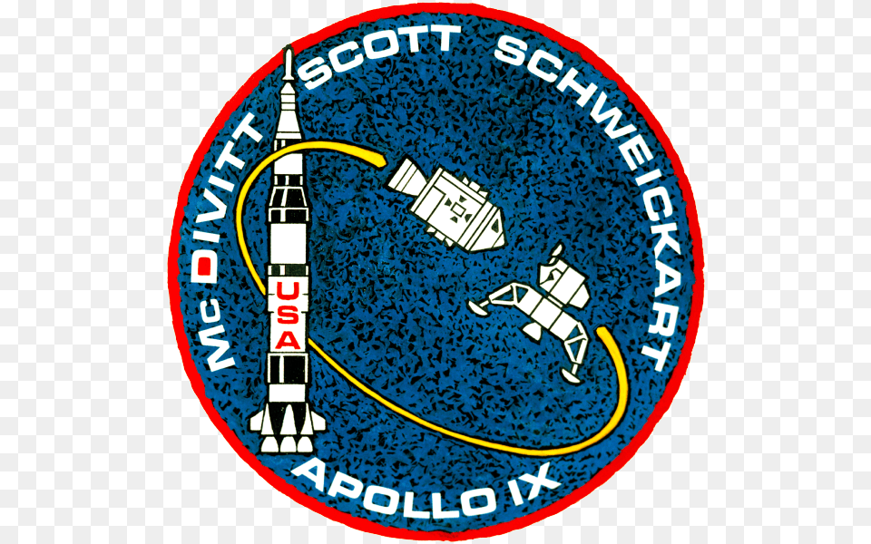 Apollo 9 Patch Apollo 9 Mission Patch, Ball, Rugby, Rugby Ball, Sport Free Transparent Png
