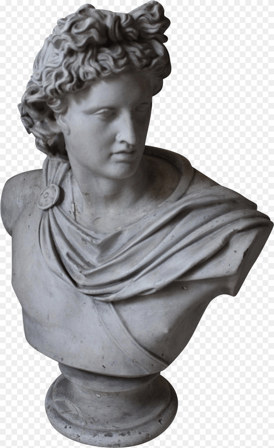 Apollo Belvedere Bust Bust, Art, Person, Face, Head Png