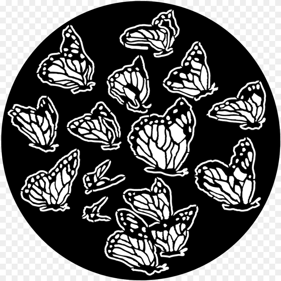 Apollo Butterfly Group Butterfly Gobo, Pattern, Art, Stencil, Drawing Free Png