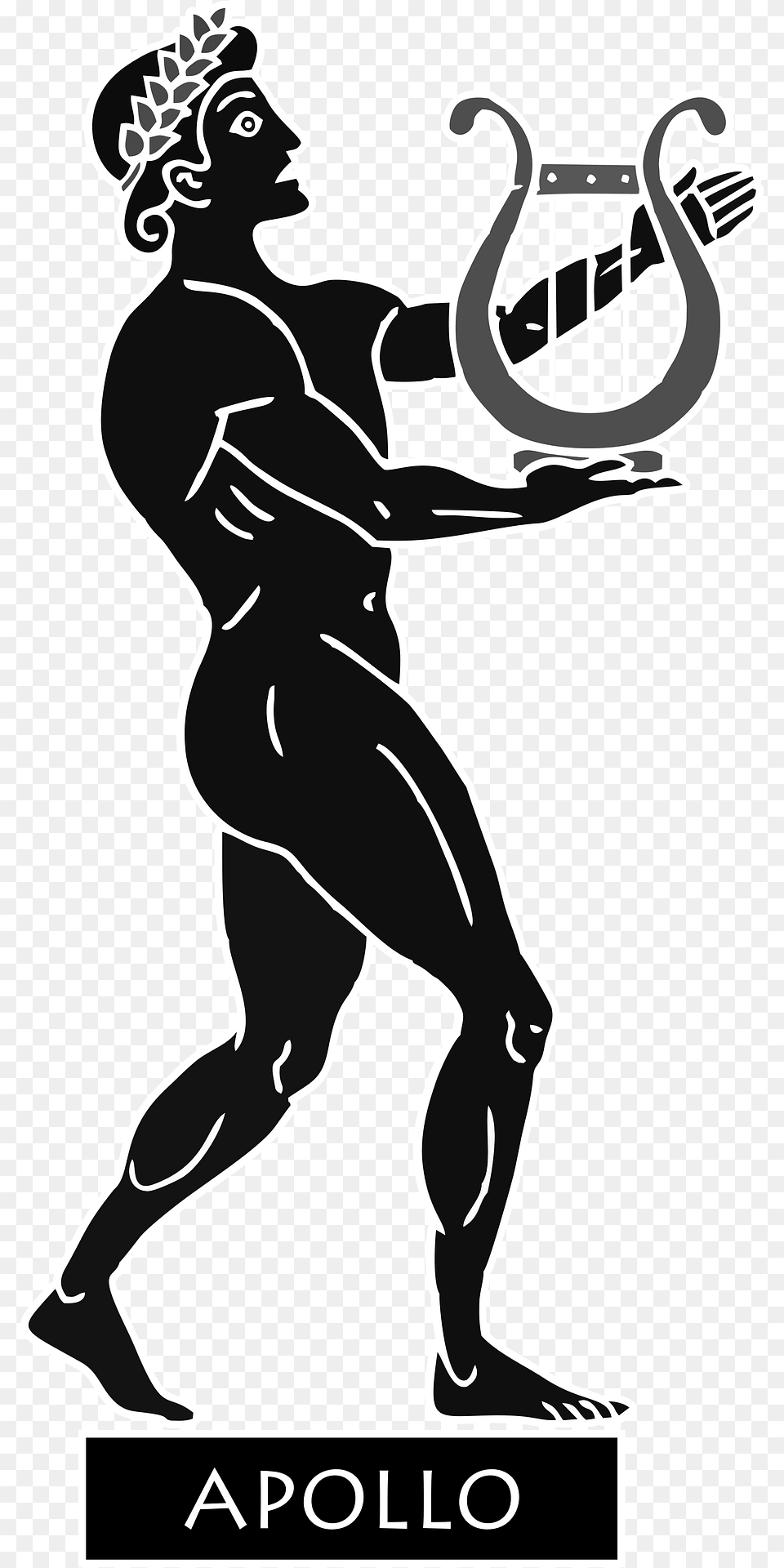 Apollo Clipart, Stencil, Person, Man, Male Png