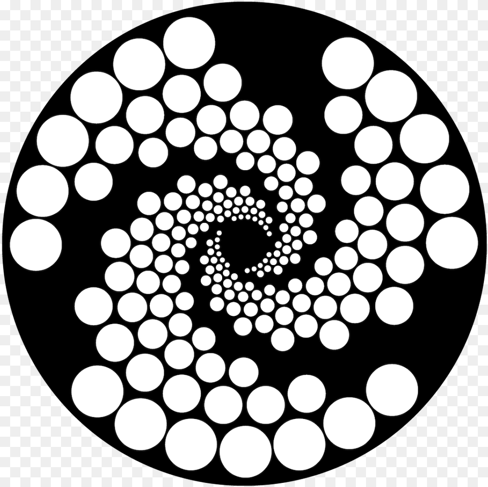Apollo Cyclone Dots Chest Circle Polynesian Tattoo, Spiral, Coil, Pattern Free Png