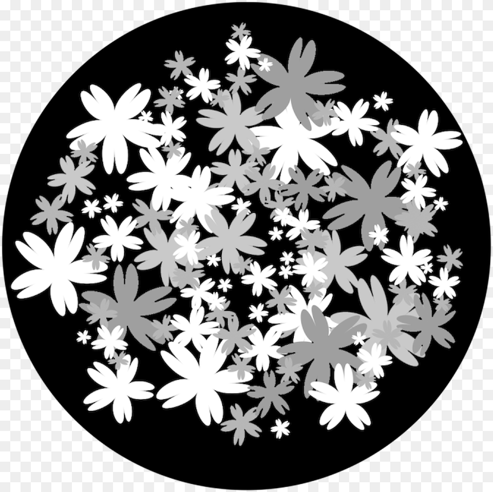 Apollo Design 6133 Bed Of Flowers Bampw Superresolution, Art, Plant, Daisy, Floral Design Free Png