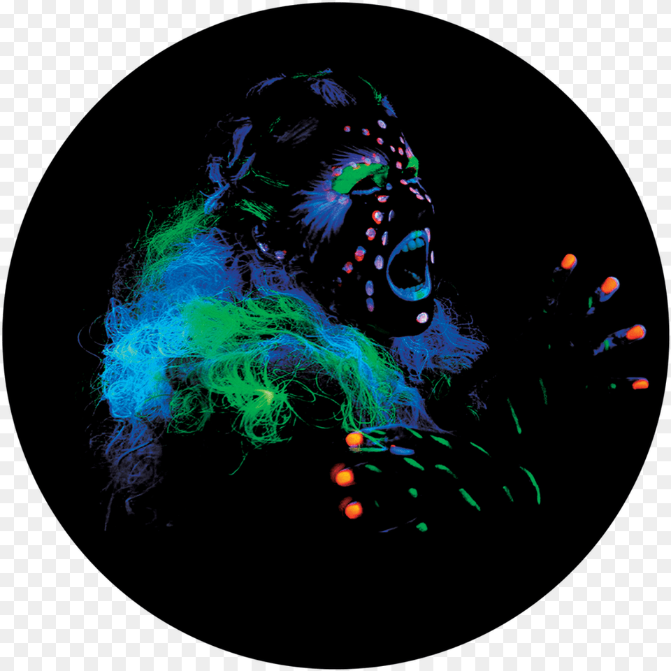 Apollo Design Cs 3444 Tribal Uv Colourscenic Glass Circle, Pattern, Woman, Adult, Art Free Png Download