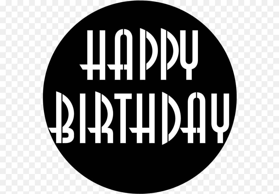 Apollo Design Happy Birthday Metal Gobo Text Happy Birthday, Cutlery Free Png