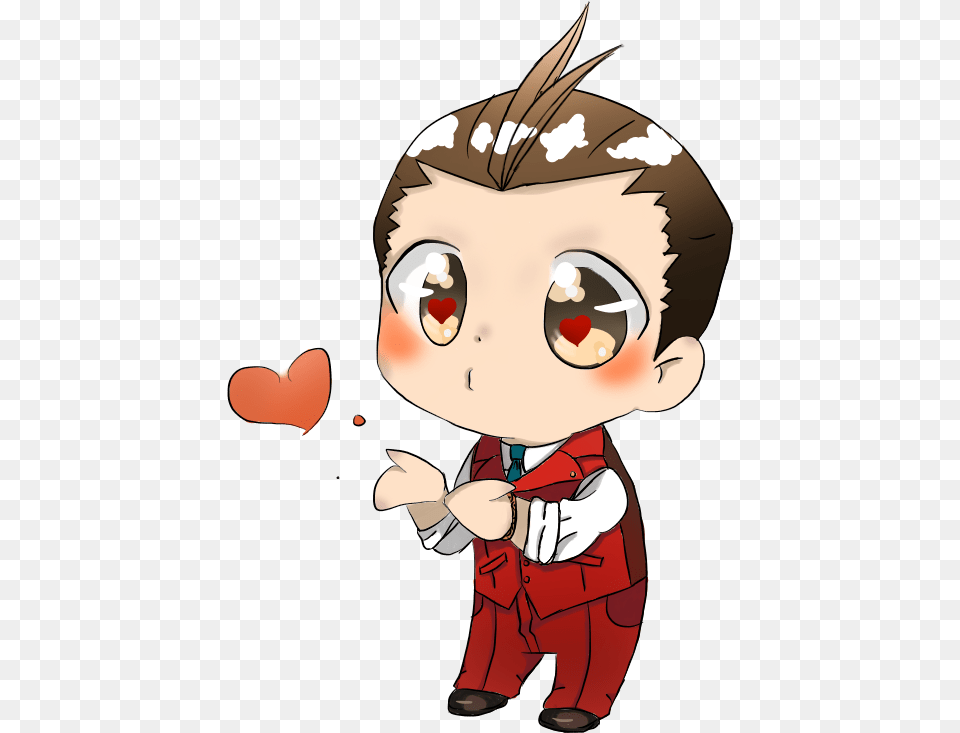 Apollo Justice Drawing By Me Cartoon, Baby, Person, Face, Head Free Png
