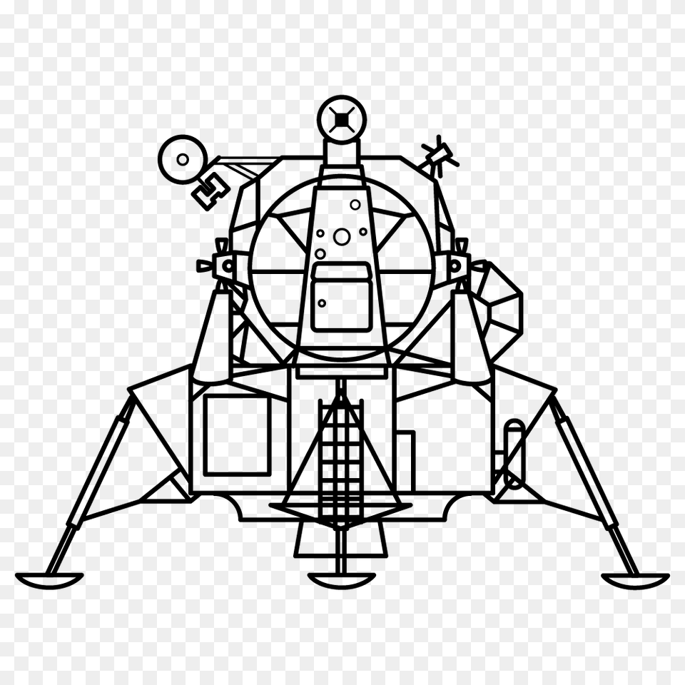 Apollo Lunar Module Clipart, Bulldozer, Machine Png
