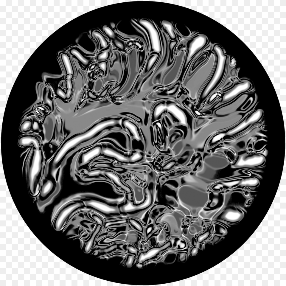 Apollo Melted Chrome Circle, Sphere, Art, Pattern, Accessories Png