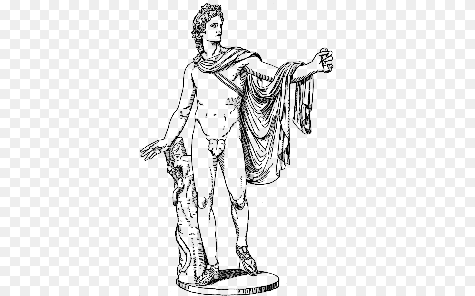 Apollo Statue Clipart, Art, Adult, Male, Man Free Png Download
