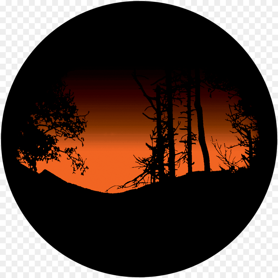 Apollo Sunset View Circle, Nature, Sky, Silhouette, Outdoors Png