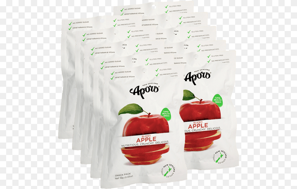 Aporo Sliced Apple Snack Aporo Apple, Advertisement, Food, Fruit, Plant Free Png Download