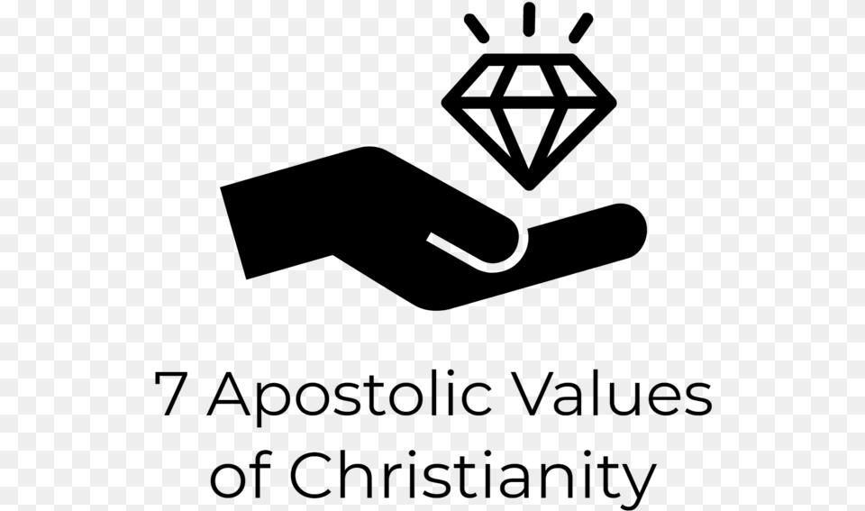 Apostolic Values Logo Black Number, Gray Free Png Download