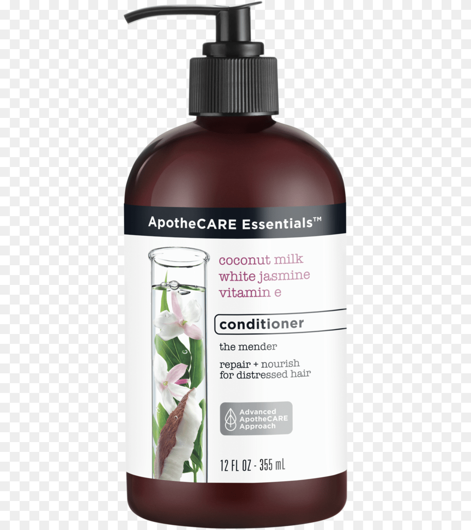 Apothecare Essentials The Mender Shampoo Coconut Milk Apothecare Essentials Shampoo, Bottle, Lotion, Herbal, Herbs Free Png Download