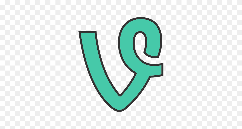 App Application Iphone Media Social Video Vine Icon, Number, Symbol, Text, Smoke Pipe Png Image