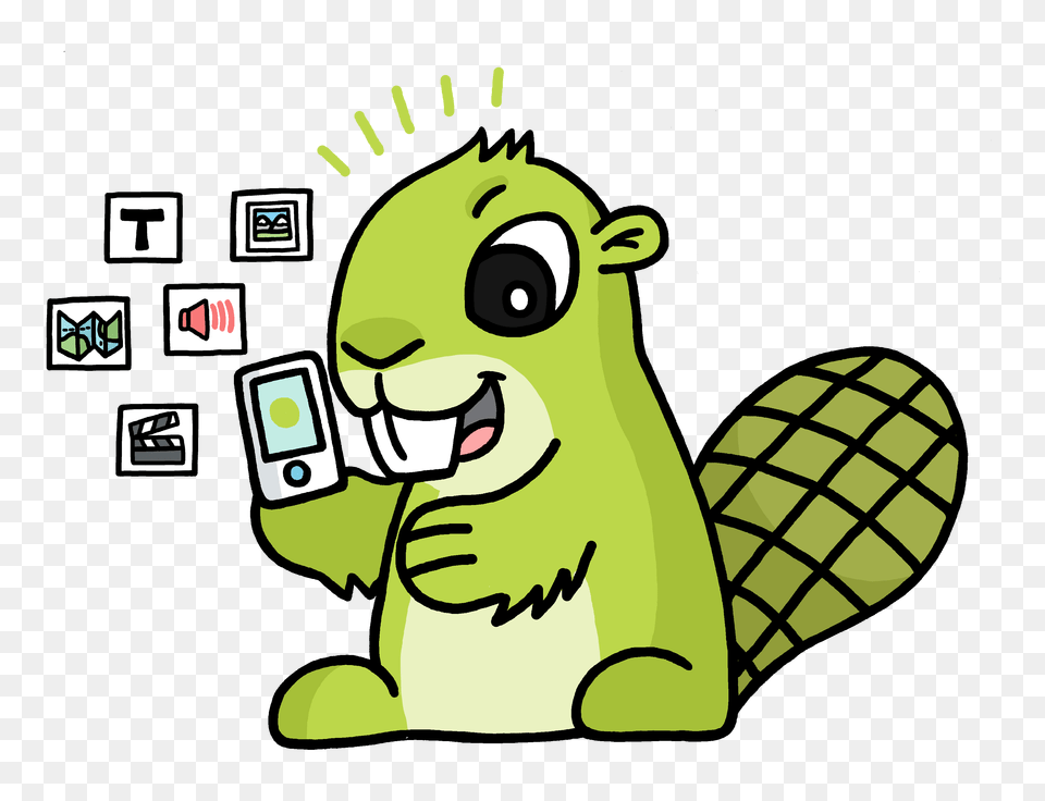 App Beaver Adsy, Green Free Transparent Png