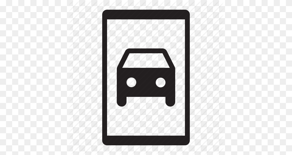 App Cab Order Phone Smart Taxi Uber Icon, Gate, Bus Stop, Outdoors, Accessories Free Png Download