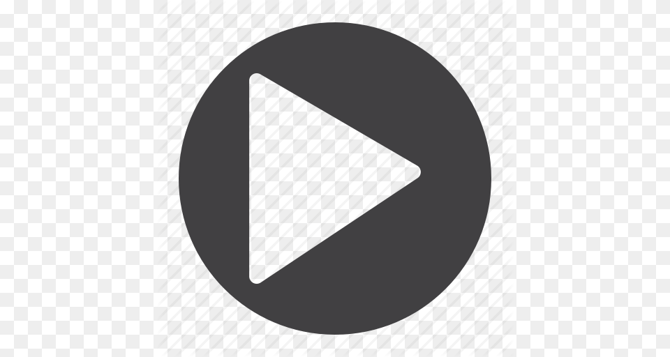 App Circle Mobile Music Play Video Web Icon, Triangle Free Transparent Png