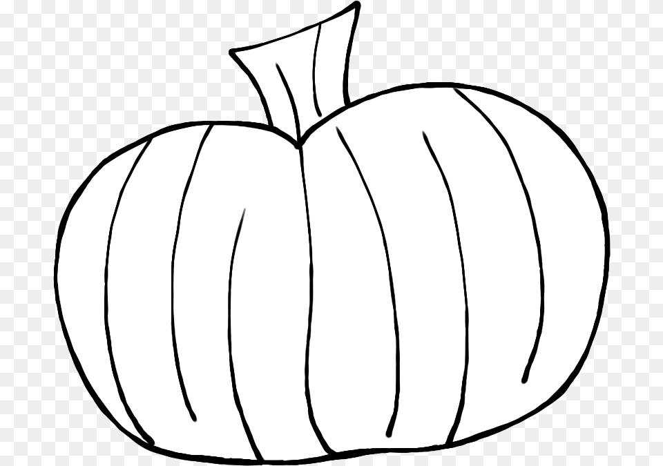 App Clipart Pumpkin Outline White, Food, Plant, Produce, Vegetable Free Transparent Png