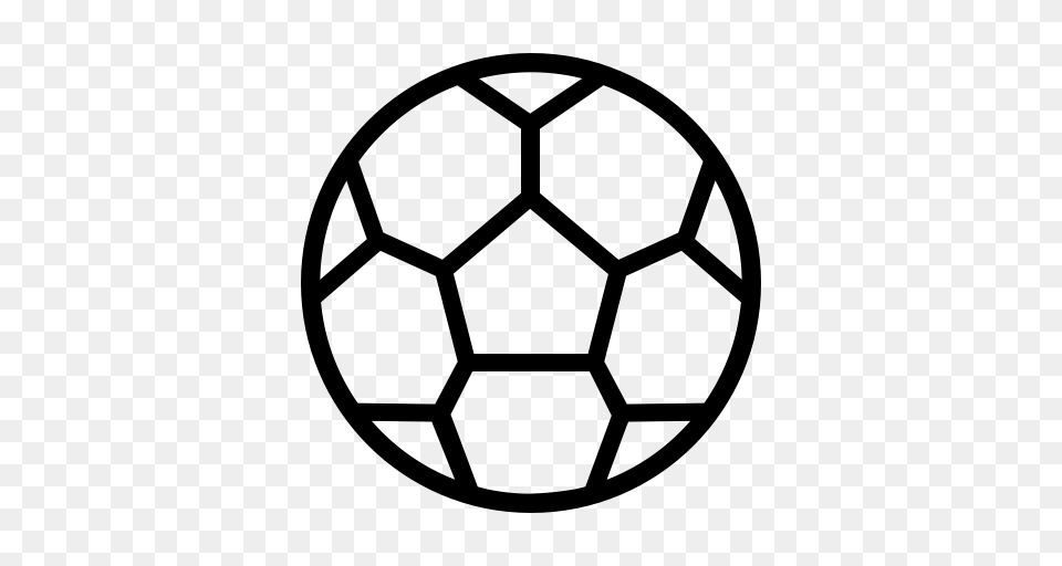 App Football Outline Football Icon With And Vector Format, Gray Png