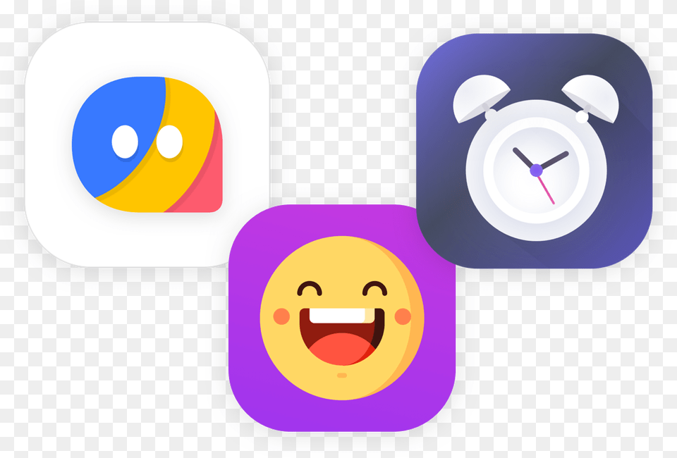 App Icons Smiley, Alarm Clock, Clock, Face, Head Png