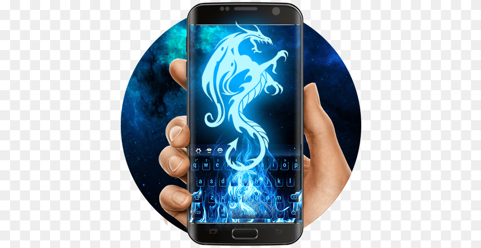 App Insights Blue Fire Dragon Keyboard Apptopia Smartphone, Electronics, Mobile Phone, Phone, Adult Png