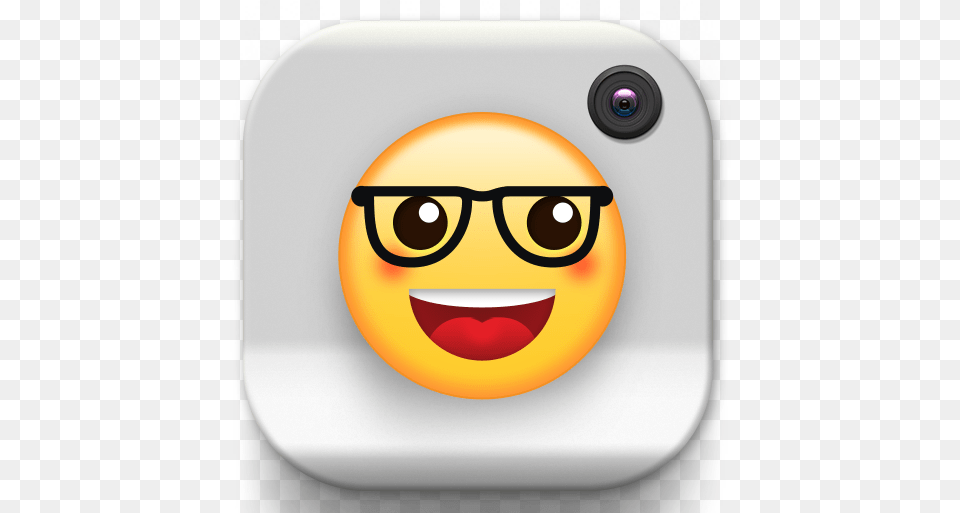 App Insights Emoji Camera New Plugin Apptopia Happy, Photography, Accessories, Glasses, Electronics Png Image