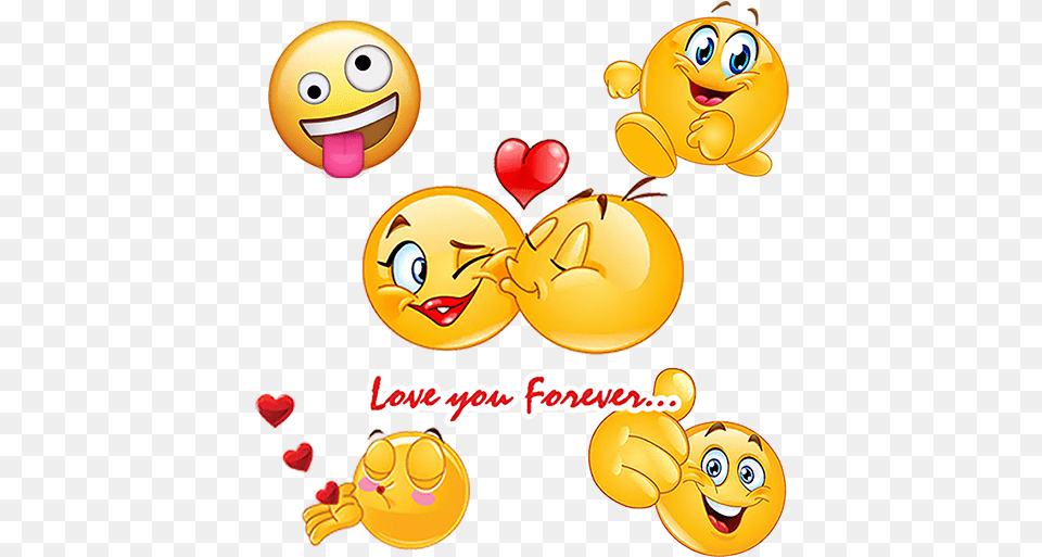 App Insights Funny Emoji Stickers For Whatsappwastickers Kiss Love Emoji, Balloon, Food, Sweets Png