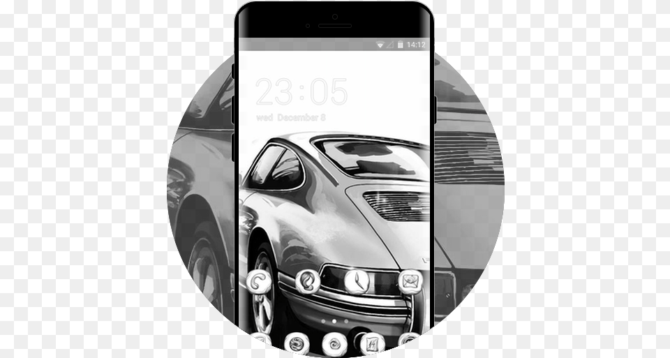 App Insights Hand Painted Watercolor Texture Racing Car Smartphone, Photography, Vehicle, Transportation, Phone Free Png Download