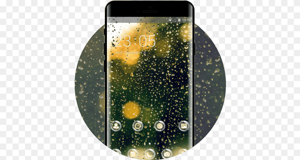 App Insights Nature Theme Rain Window Green Flower Apptopia Iphone 6, Electronics, Mobile Phone, Phone Free Transparent Png
