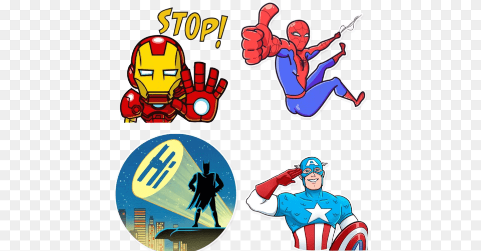 App Insights Sticker Super Heroes Apptopia Spiderman Like Sticker, Book, Comics, Publication, Baby Free Png