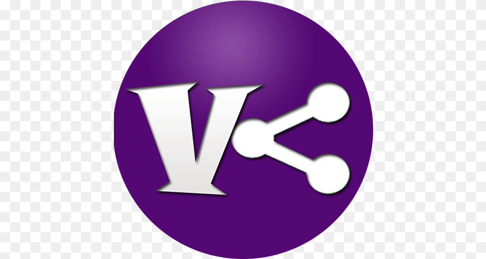 App Insights Vshare Easy Share For Viber Apptopia Social Media Share Icon, Purple, Disk Png Image