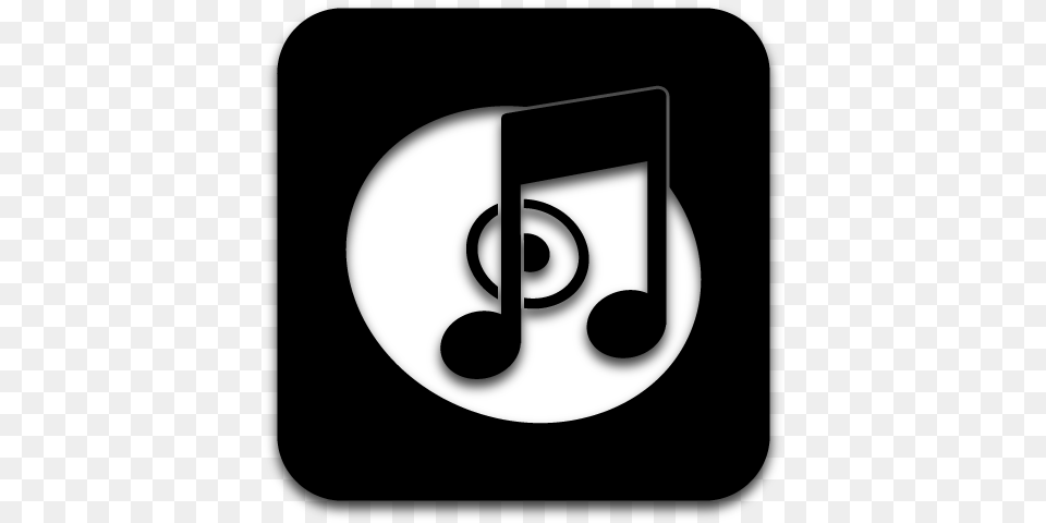 App Itunes Icon Black Icons Softiconscom App Icons Black And White Music, Astronomy, Moon, Nature, Night Free Png