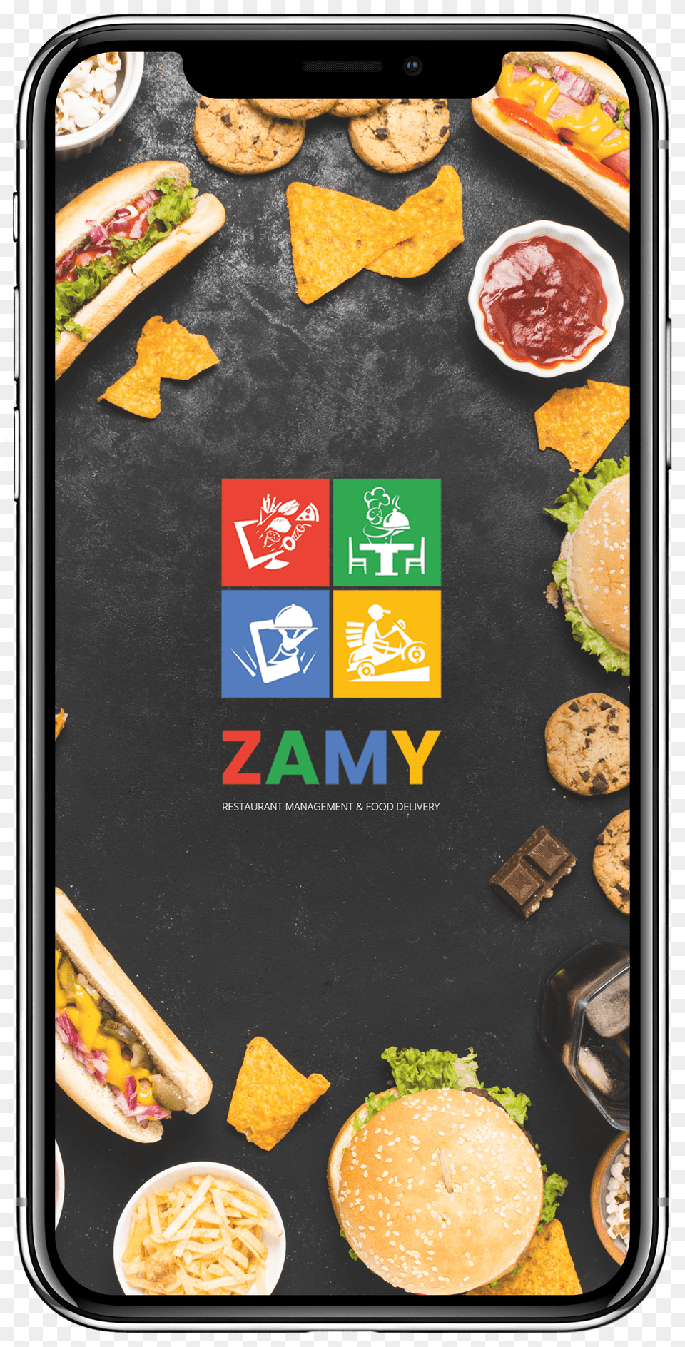 App Mockup Fast Food, Lunch, Meal, Burger, Hot Dog Png