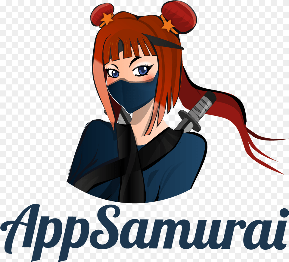 App Samurai Logo, Book, Comics, Publication, Adult Free Transparent Png