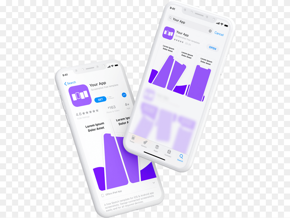 App Screenshot Mockup Sketch Freebie Launchmatic Android App Mockup Design, Electronics, Mobile Phone, Phone Free Transparent Png