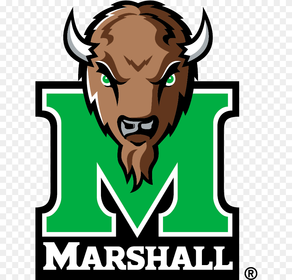 App State Marshall Thundering Herd Logo, Wildlife, Animal, Buffalo, Mammal Free Transparent Png