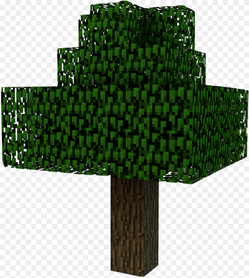 App Transparent Minecraft Tree, Green, Plant, Cross, Symbol Free Png Download