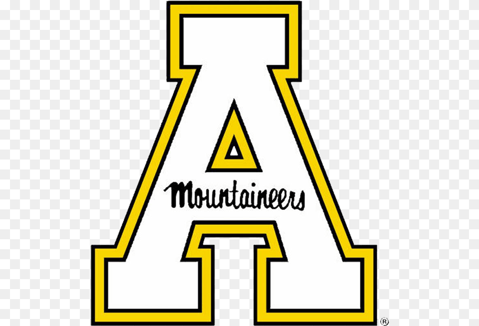 Appalachian State Mountaineers Logo Appalachian State Logo, Symbol, Triangle Free Transparent Png