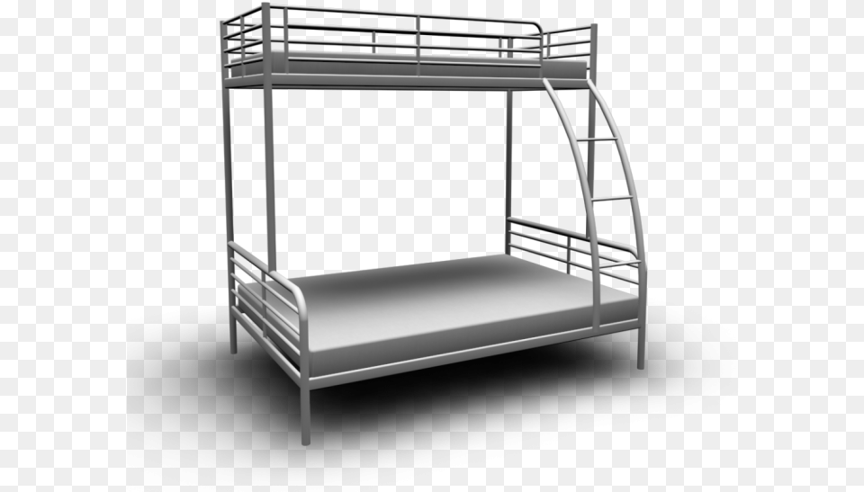 Appealing Silver Cymax Bunk Beds Plus Mattress For Ikea Bunk Bed Frame, Bunk Bed, Furniture, Crib, Infant Bed Free Transparent Png