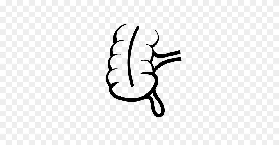 Appendicitis Appendix Break Icon With And Vector Format, Gray Free Transparent Png