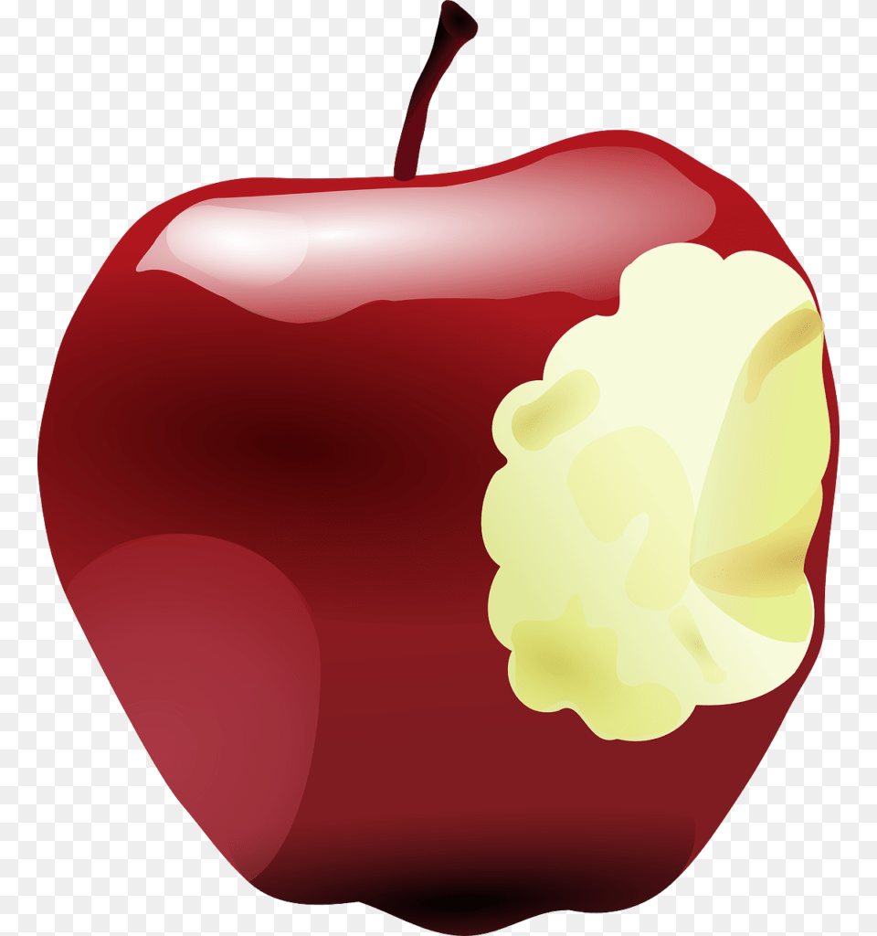 Apple Bitten Apple Clipart, Food, Fruit, Plant, Produce Free Png Download