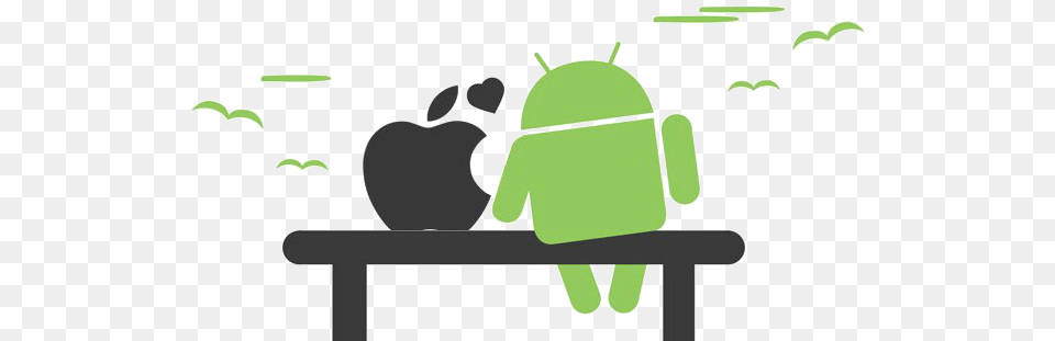 Apple And Android Android Ios Free Transparent Png