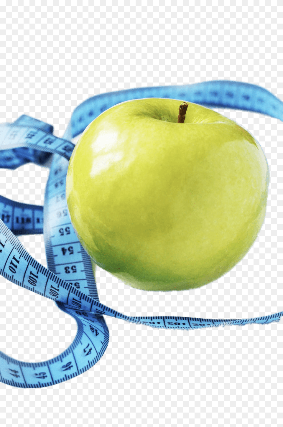 Apple And Measuring Tape, Food, Fruit, Plant, Produce Free Png Download