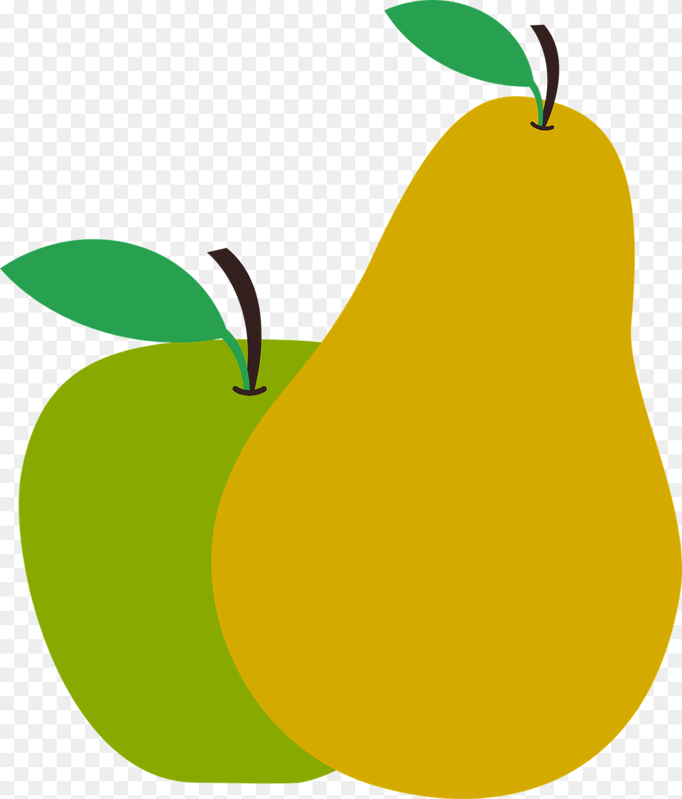 Apple And Pear Clipart, Food, Fruit, Plant, Produce Free Transparent Png